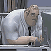 ava-бычара перед компом..gif